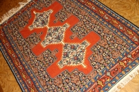 おしゃれインテリアキリムのセネ産地129000