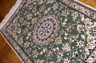 高品質手織りペルシャ絨毯玄関マットナイン58019