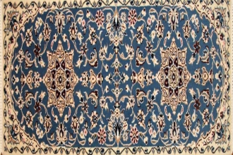 あがりかまち手織りペルシャ絨毯ナイン産36583