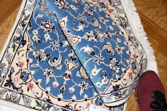 マンションの玄関マット、手織りペルシ絨毯40545