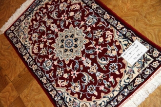 赤色綺麗な玄関マット小さいマンションサイズ41944