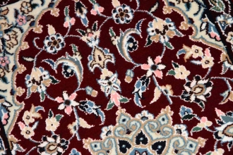 赤色綺麗な玄関マット小さいマンションサイズ41944