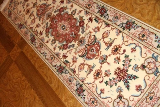 高級手織りペルシャ絨毯タブリーズあがりかまち2251171