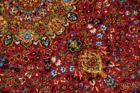 とても可愛いピンク色の高級シルク絨毯57007