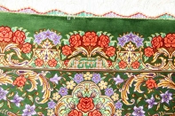 最高級手織りシルクリビングペルシャ絨毯6平米555601