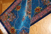 高級手織りペルシャ絨毯マンションの玄関マットシルク60035