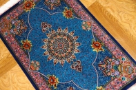 高級手織りペルシャ絨毯マンションの玄関マットシルク60035