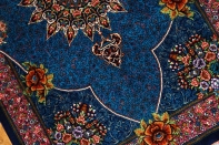 高級手織りペルシャ絨毯マンションの玄関マットシルク60035