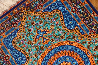 小さいシルクの玄関マットマンションタイプシルク44638