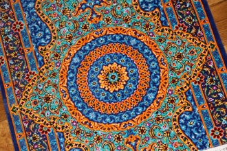 小さいシルクの玄関マットマンションタイプシルク44638