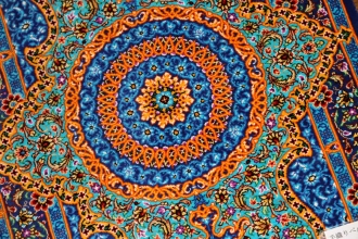 小さいシルクの玄関マットマンションタイプシルク44638