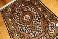 ペルシャ絨毯クム産地玄関マット31039