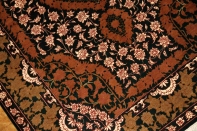 ペルシャ絨毯クム産地玄関マット31039