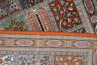 ペルシャ絨毯クムシルクヘシティーデザイン49042