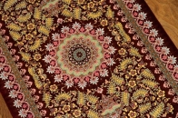 上品で素敵な色彩のペルシャ絨毯赤とイエロー56047