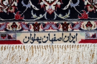レッド手織りペルシャ絨毯ラグ50147