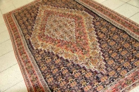 キリムのリビングサイズセネ産地ウールイランキリム6209