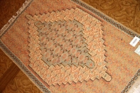 高級手織りペルシャキリムセネ産地ウール46518