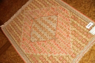 高級玄関マットキリム、セネ産地ウール46520