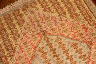 高級玄関マットキリム、セネ産地ウール46520