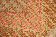 高級玄関マットキリム、セネ産地ウール46520