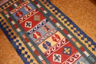 ランナーの手織りペルシャキリムシラズ産地3536