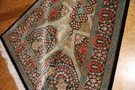 最高級シャーヤディデザインおしゃれシルクラグ60012