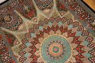 最高級シャーヤディデザインおしゃれシルクラグ60012