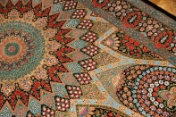 最高級シャーヤディデザインおしゃれシルクラグ60012