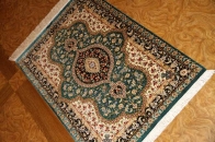 可愛い玄関マットシルク手織りぺるしゃジュウタン56006