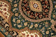 可愛い玄関マットシルク手織りぺるしゃジュウタン56006