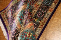 最高級シャーヤディデザインシルクペルシャ絨毯60009