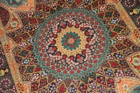 最高級シャーヤディデザインシルクペルシャ絨毯60009