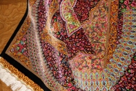 最高級手織りシルクペルシャ絨毯クムシルク有名工60014房