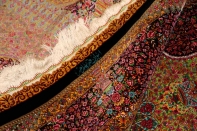 最高級手織りシルクペルシャ絨毯クムシルク有名工60014房