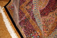 最高級手織りシルクペルシャ絨毯クムシルク有名工60014房