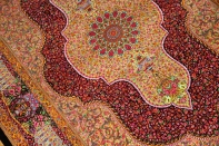 最高級手織りシルクペルシャ絨毯クムシルク有名工60014房