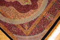 最高級手織りシルクペルシャ絨毯クムシルク有名工60014房