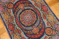 スーパークオリティーシルク手織りペルシャ絨毯57011