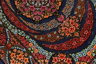 スーパークオリティーシルク手織りペルシャ絨毯57011