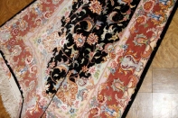 高級手織りペルシャ絨毯、タブリーズセンターラグ777000