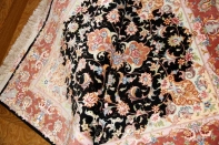 高級手織りペルシャ絨毯、タブリーズセンターラグ777000