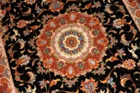 高級手織りペルシャ絨毯、タブリーズセンターラグ777000