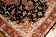 高級手織りペルシャ絨毯、タブリーズセンターラグ777000