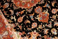 高級手織りペルシャ絨毯、タブリーズセンターラグ777000