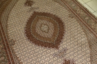 豪華なリビング絨毯タブリーズマヒデザイン28791