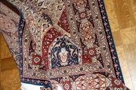 珍しいデザイン高級手織りペルシャラグ絨毯59005