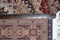 珍しいデザイン高級手織りペルシャラグ絨毯59005