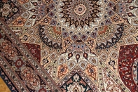 珍しいデザイン高級手織りペルシャラグ絨毯59005