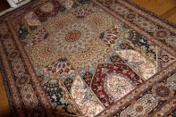 ゴンバディデザインリビングサイズ手織り高級ペルシャ絨毯59001